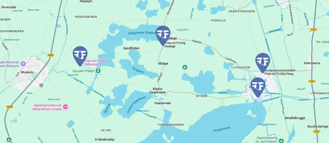 Fries & Fruitig - Locatie kaart