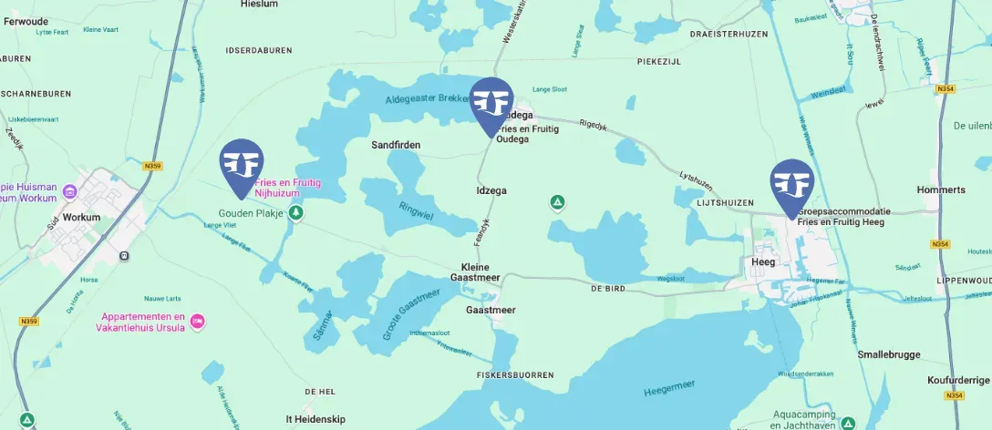 Fries & Fruitig - Locatie kaart